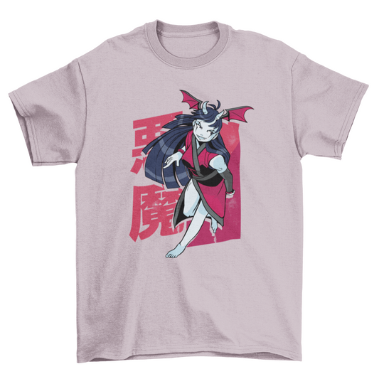 Demonic anime girl t-shirt
